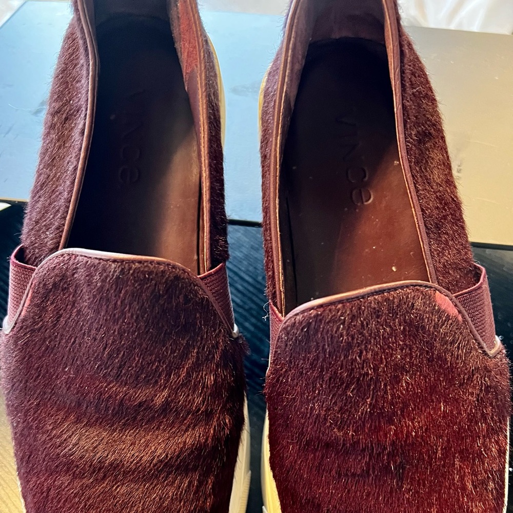 Vince - Blair slip on- wine calf